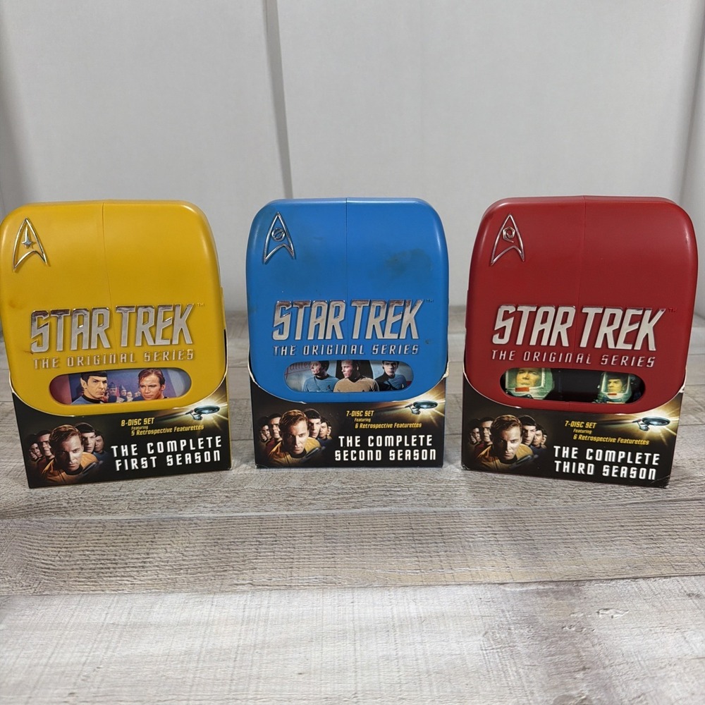Star Trek The Original Series Complete Seasons 1 2 3 DVD Box Set 22 Discs